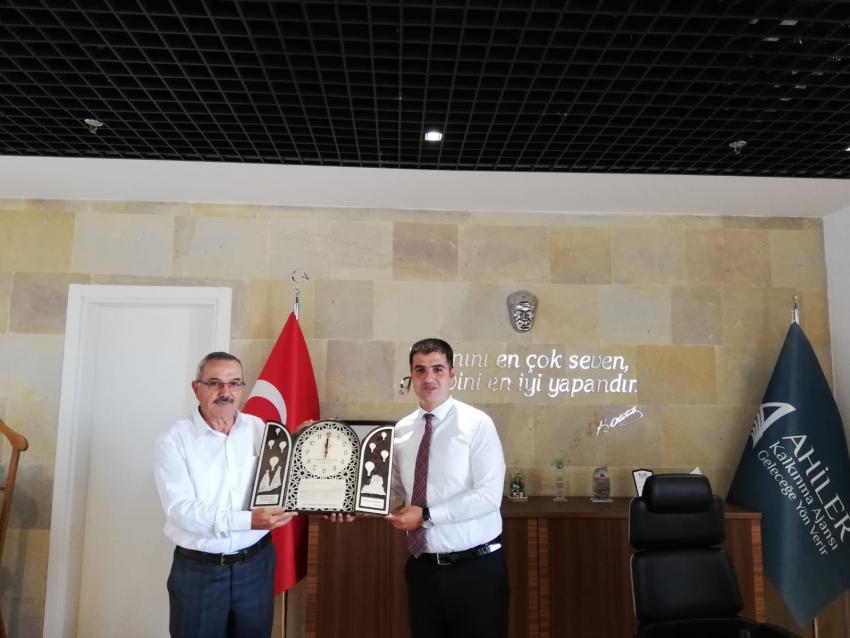 Ahmet Aydın’dan Bekir Varol’a Hayırlı Olsun Ziyareti