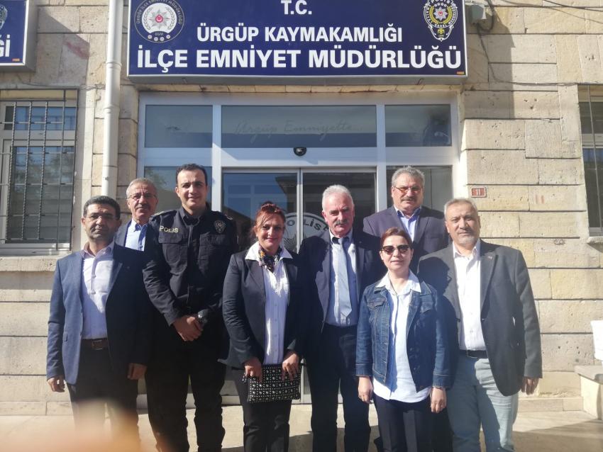 MHP Teşkilatından Emniyet Müdürüne Hayırlı Olsun Ziyareti