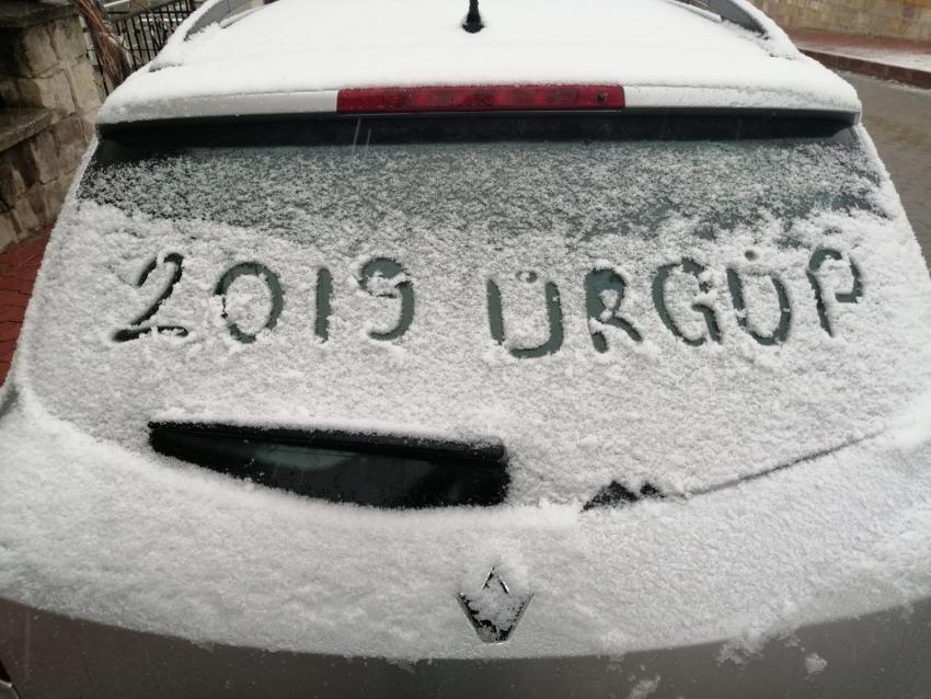 Ürgüp’e Mevsimin ilk Karı Düştü