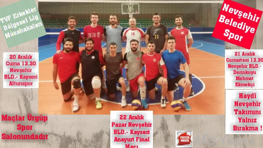 Nevşehir Belediye Spor, Voleybol Müsabakalarında Ürgüp'te Sahaya Çıkacak