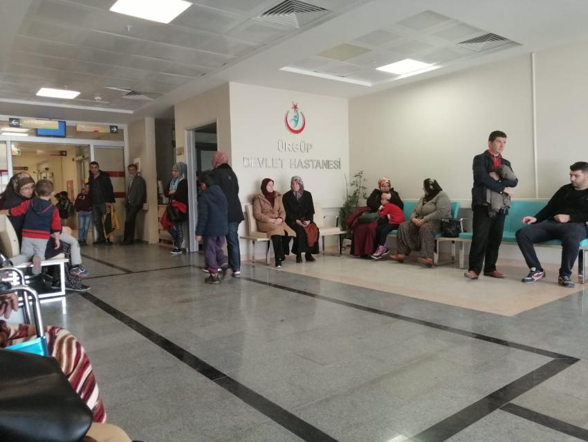 Ürgüp'te Hastaneler Doldu, Taştı