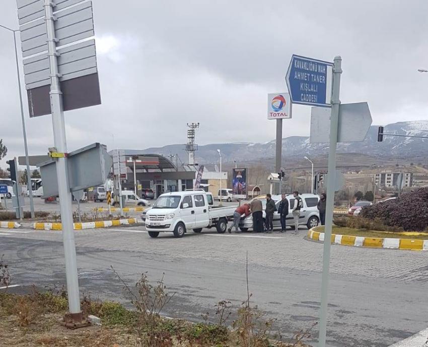 Trafik Kazası Meydana Geldi