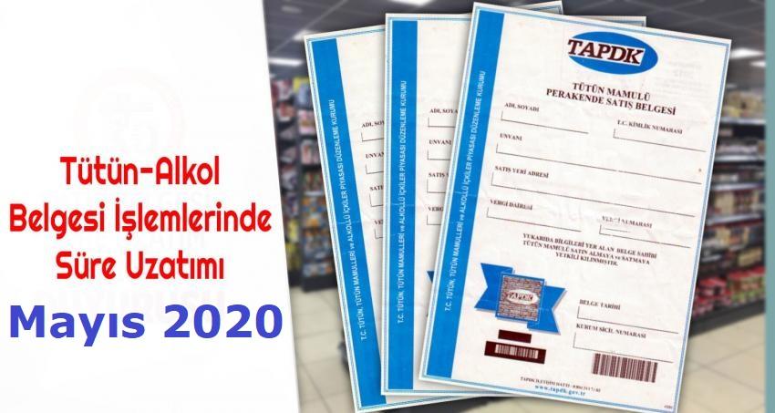 Tütün-Alkol Belgesi İşlemlerinde Süre Uzatıldı