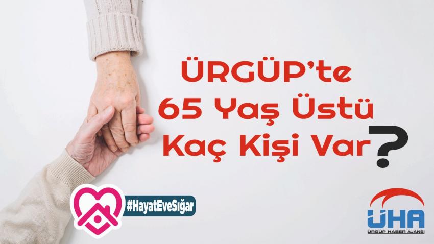 Ürgüp'te 65 Yaş Üstü Kaç Kişi Yaşıyor ?