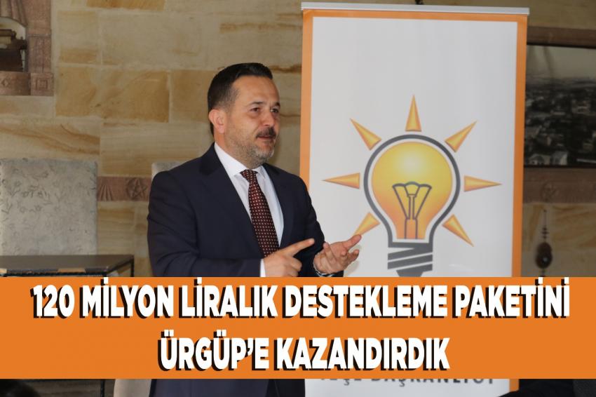 Başkan Kahraman ' 120 Milyon Liralık Destekleme Paketini Ürgüp'e Kazandırdık'