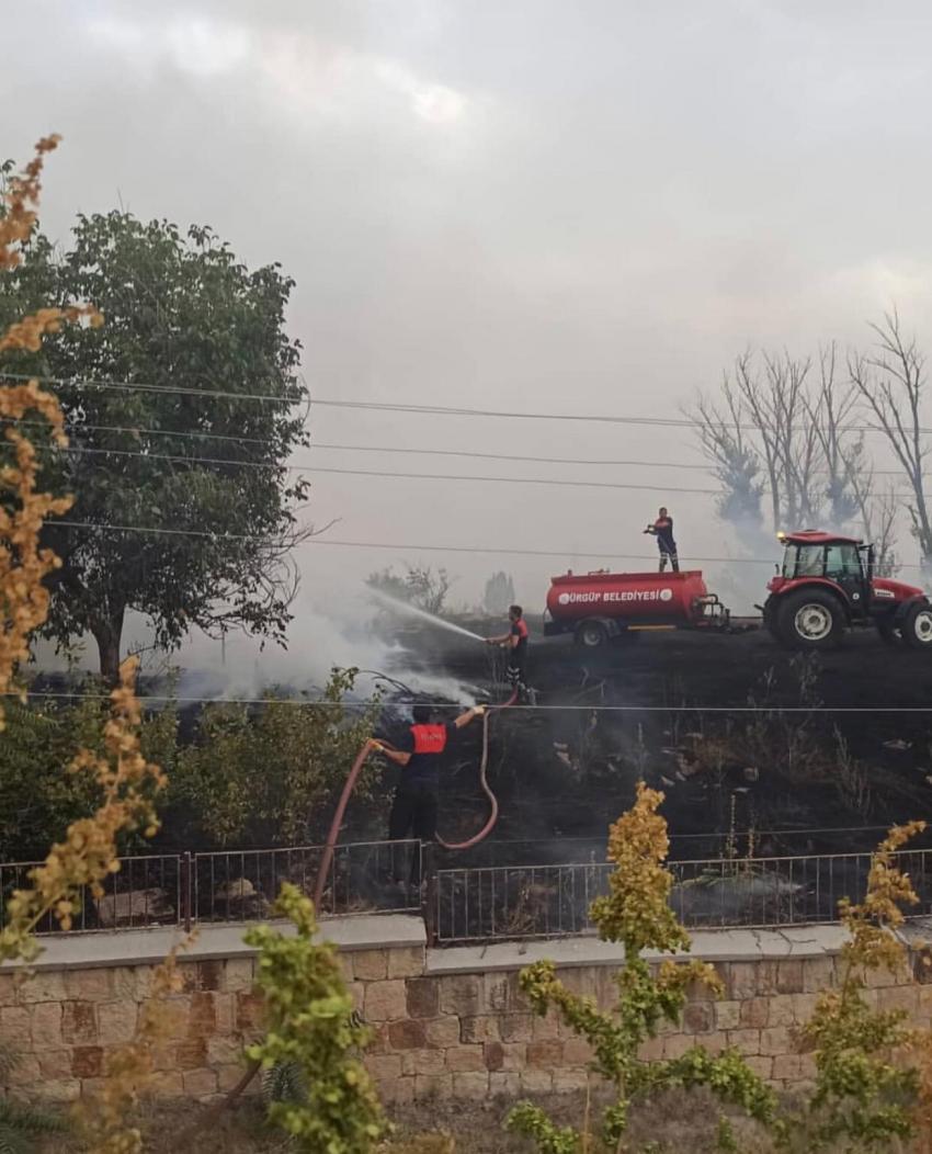 Meteoroloji Bölgesinde Çıkan Yangın Kısa sürede Söndürüldü