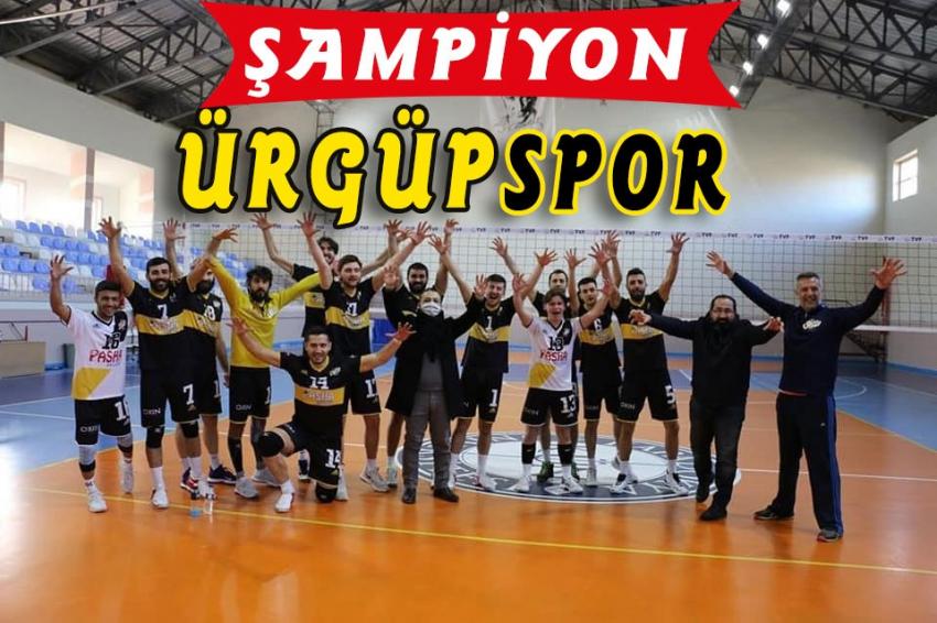 Ve Filenin Şampiyonu Ürgüp Spor