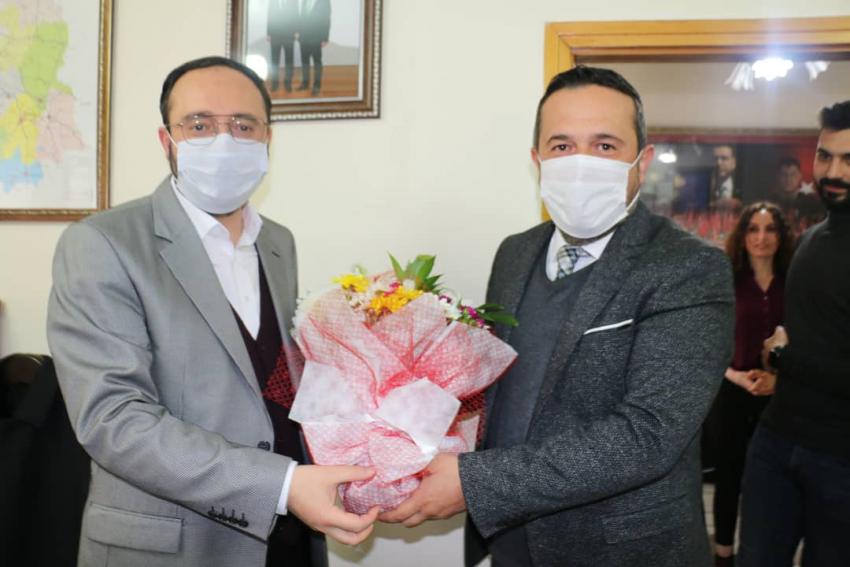 Ürgüp AK Parti Heyetinden İl Başkanı Kemikkıran’a Hayırlı Olsun Ziyareti