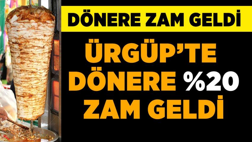Tavuk Döner Lüks Oldu: Zam Geldi!
