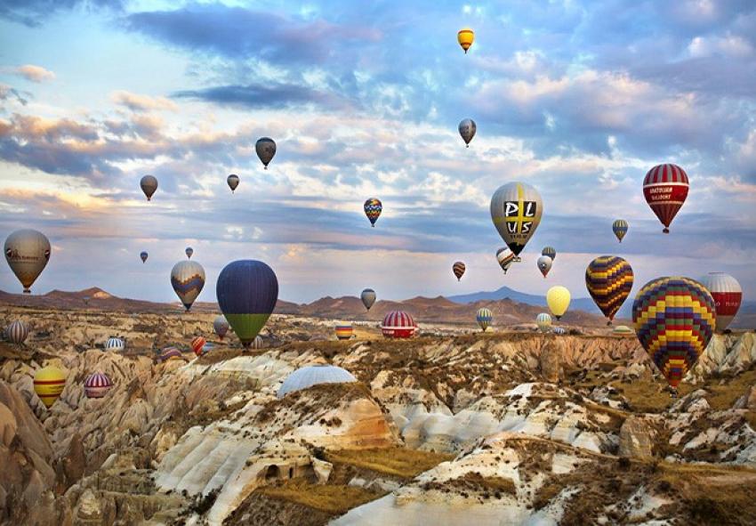 Kapadokya’da balon turları iptal edildi