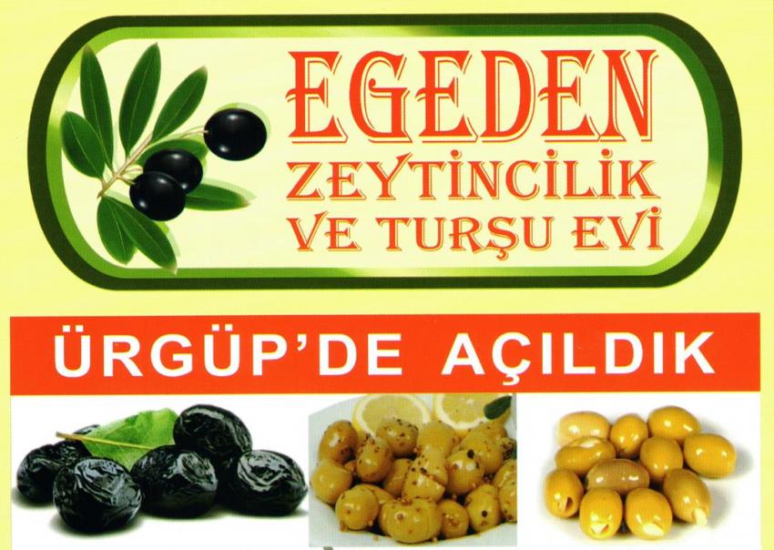 Egeden Zeytincilik ve Turşu Evi Ürgüp'te Açıldı